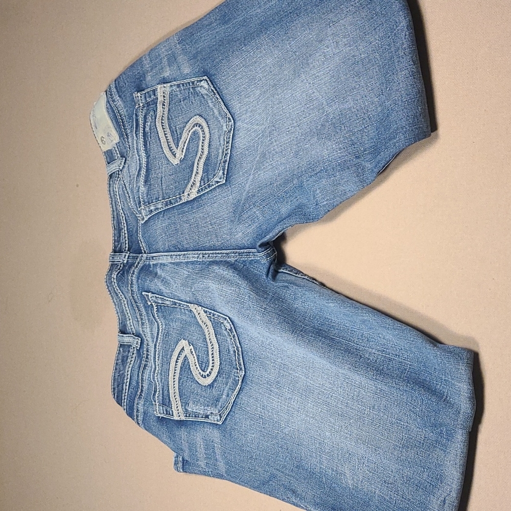 Silver boyfriend jeans